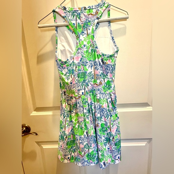 Lilly Pulitzer Luxletic punta Cana active dress, UPF50, XS.  Like new, Worn 1x. - Picture 4 of 4
